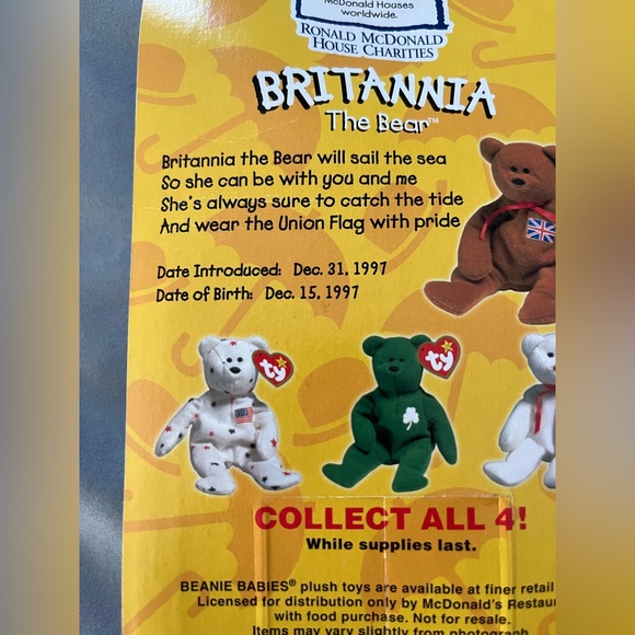 NEW - SET OF 4 BEANIE BABIES - Picture 11 of 14